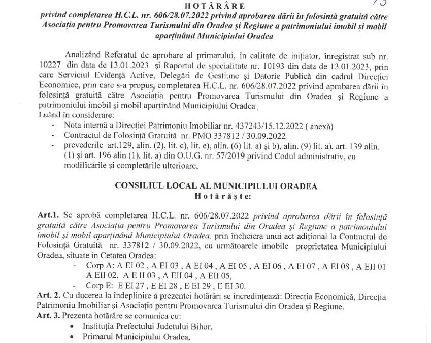 HCL 13/13.01.2023