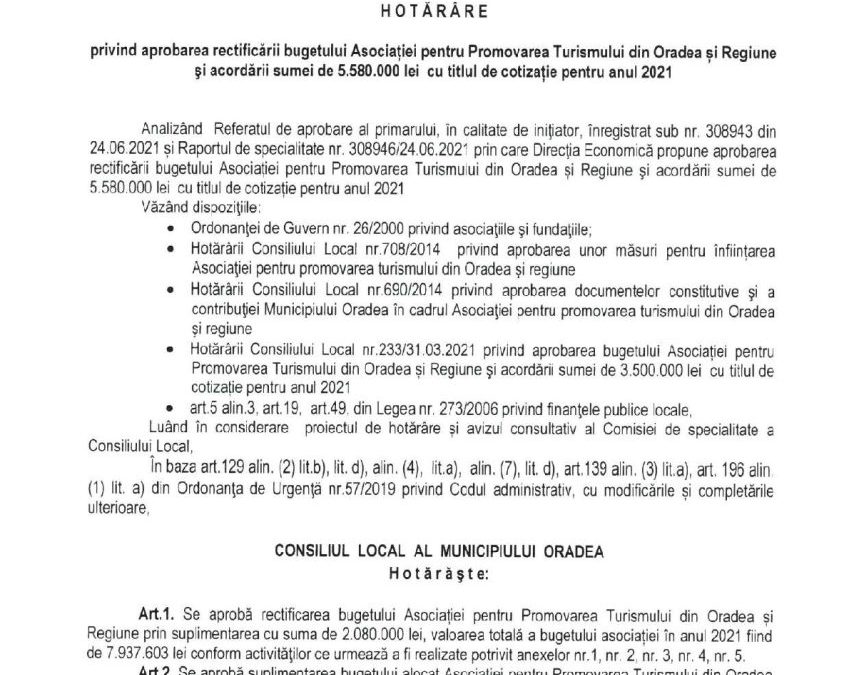 HCL 502/29.06.2021 + Anexe